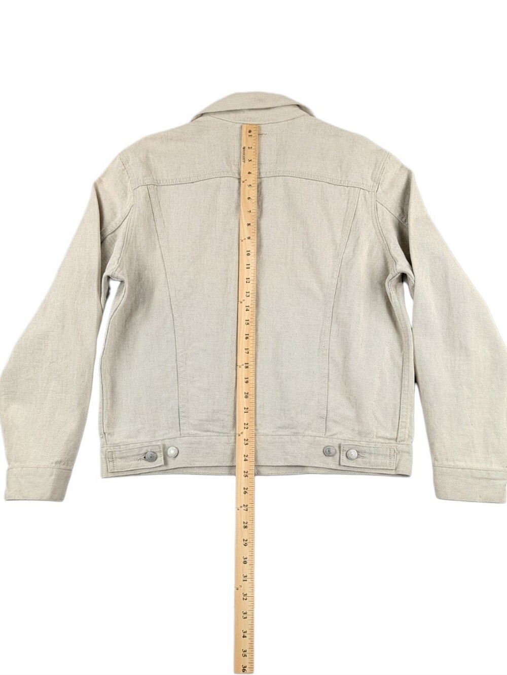 Levi's Premium Vintage Fit Trucker Jacket Leftovers Men's Medium EUC - Picture 7 of 10